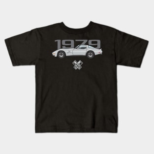 1979 silver vette Kids T-Shirt